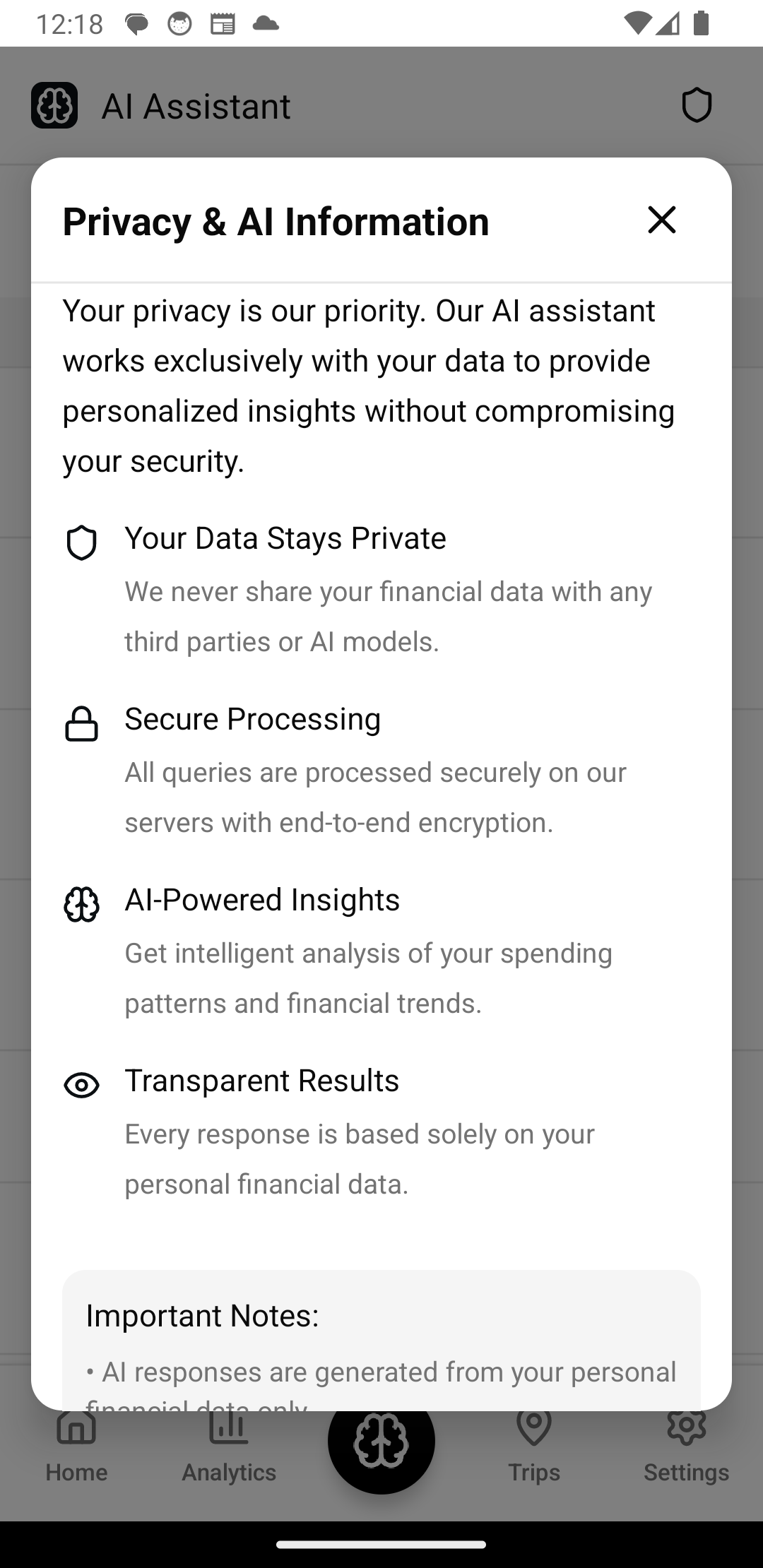 Privacy in Your Hands